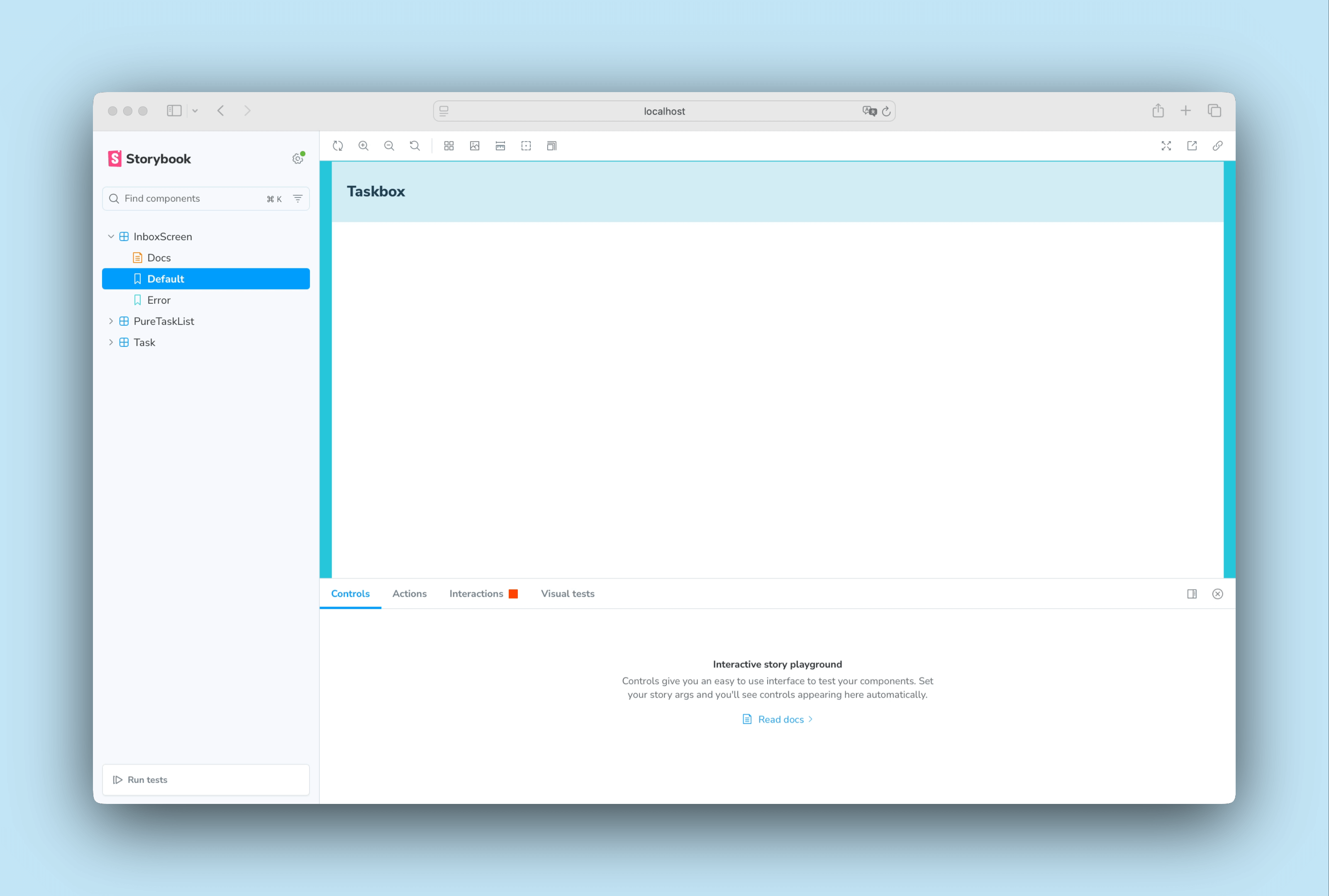 Broken inbox